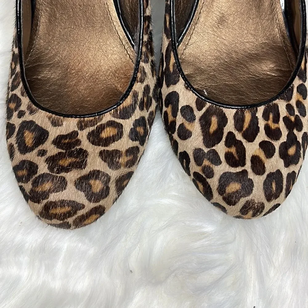 Steve Madden Leather Leopard Heels
